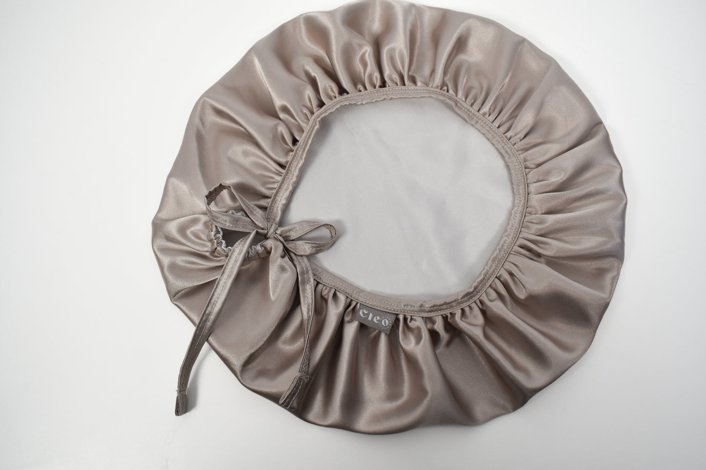 Bonnet de nuit en satin - Réversible