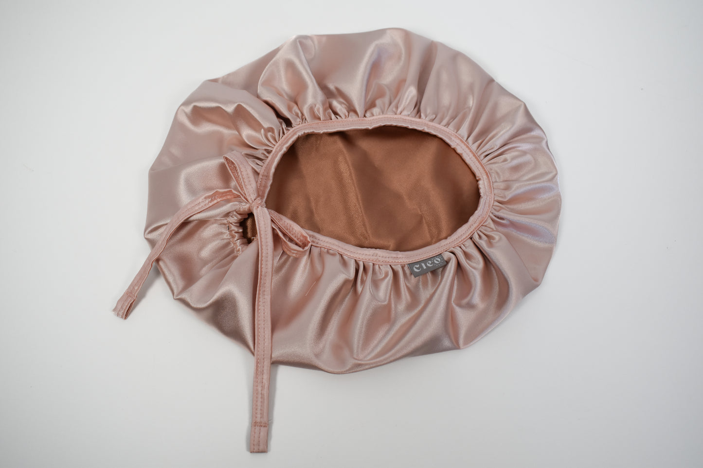 Bonnet de nuit en satin - Réversible