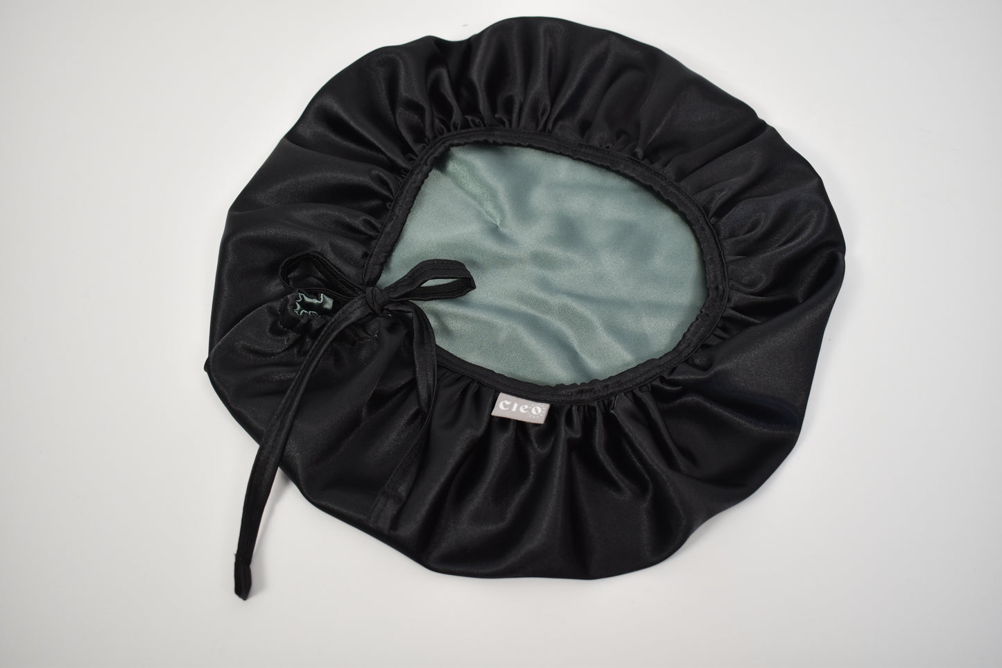 Bonnet de nuit en satin - Réversible